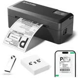 ByteCintia Bluetooth Etikettendrucker, DHL Thermodrucker 4x6 Label Printer