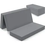 Bestschlaf Gästematratze, 120x195x15 cm, grau