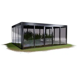 sunelements SunGarden Power 5.4 Alu Anthrazit-metallic SDP 6 mm 24,20 m2
