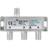Axing BVE 30-01 3-Fach BK-Verteiler (5-1000 MHz) für Kabelfernsehen