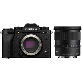 Fujifilm X-T5 Gehäuse schwarz + Netzteil + USB-Kabel + Akku