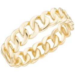 Luigi Merano Ring mit Panzerketten-Design, Gold 375 Ringe   Gold Damen 