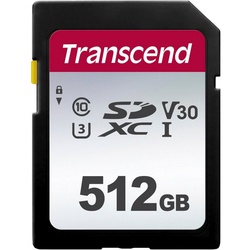 Transcend Transcend 300S 512 GB, Speicherkarte, (UHS-I U3, Speicherkarte