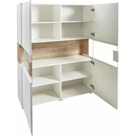 OTTO home Highboard Toledo 121,5 x 152,5 x 37 cm Weiß