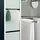 EMCO Asis 150 WC-Modul 80,9 x 16,8 cm Silber/Weiß Glas