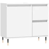 vidaXL Badschrank Weiß 65x33x60 cm Holzwerkstoff