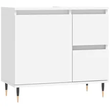 vidaXL Badschrank Weiß 65x33x60 cm Holzwerkstoff