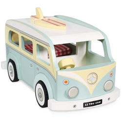 Le Toy Van Spielzeug-Bus Holiday Camper Wohnmobil Surfbus aus Holz blau