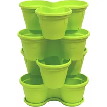 ENGELLAND® Engelland 4 x Blumentopf 44 x 44 x 100 cm Grün