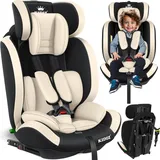 KIDIZ KIDIZ® Autokindersitz Premium Kinderautositz Gruppe 1+2+3, 9-36 kg 5-Punkt-Sicherheitsgurt, Autositz, Kindersitz, Einstellbare Kopfstütze, Mitwachsende Sitzerhöhung 1-12 Jahre, Stabil und Sicher