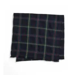 Gant für Damen. 4920240 Marinekarierter Wollschal (OSFA), Lässig, Wolle
