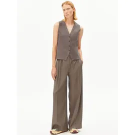 ARMEDANGELS Strickweste mit Knopfleiste Braun M