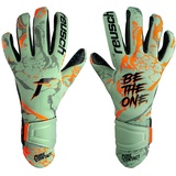 Reusch Pure Contact Fusion mit hervorragendem Grip und Innennaht Schnitt, 10.5, grün/orange