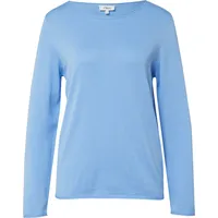 s.Oliver Feinstrickpullover mit Rollkanten Blau 40