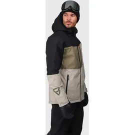 Brunotti Skijacke beige / braun / schwarz XXL