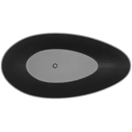 vente-unique Apulia Freistehende Badewanne 160 x 82 x 58 cm (245 L)