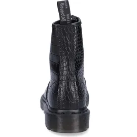 Dr. Martens 1460 Croco 8 Eye Boot Black New Vibrance Croco in schwarz | Schwarz