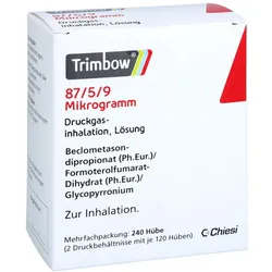 Trimbow 87 μg/5 μg/9 μg 120 Hub Druckgas 240 Sp