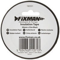 FIXMAN 192221 Isolierband 50mm x 33m, schwarz