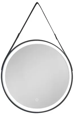 Spiegel mit SAT-Sensor 60x60 cm schwarz SATZREMLED60CE
