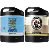 Löwenbräu Original Helles aus München, Bier Perfect Draft (1 x 6l) Mehrweg Fassbier & Franziskaner Weissbier Hefeweizen Bier Perfect Draft (1 x 6l) MEHRWEG Fassbier