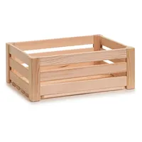 Zeller Aufbewahrungsbox Leisten 40 x 30 cm Holz Braun