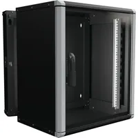 Enoc System Enoc Wandschrank 12HE 3tlg. sw Wr2 12-65-S