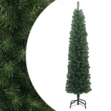 vidaXL Künstlicher Weihnachtsbaum Schlank Grün 180 cm