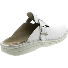 Berkemann Max Herren Clogs, Weiß, 42 2/3