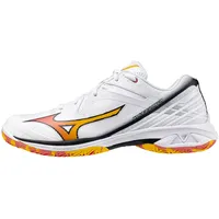 Mizuno Herren Mizuno Wave Claw 3 White/Citrus/Calypso Coral EUR
