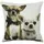 Mars & More Kissen Chihuahuas 50 x 50 cm Hellbraun
