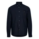 !Solid Langarmhemd blau L