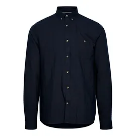 !Solid Langarmhemd blau L
