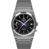 Ruhla 4640M3 Herrenuhr Space Control Solar Dunkelblau