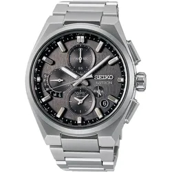 Seiko SSH163J1 Astron GPS Solar Herrenuhr Titan/Grau