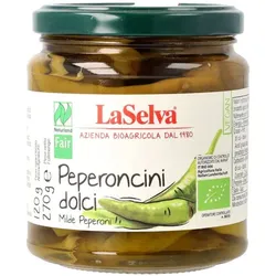 LaSelva Milde Peperoni grün in Weinessig bio