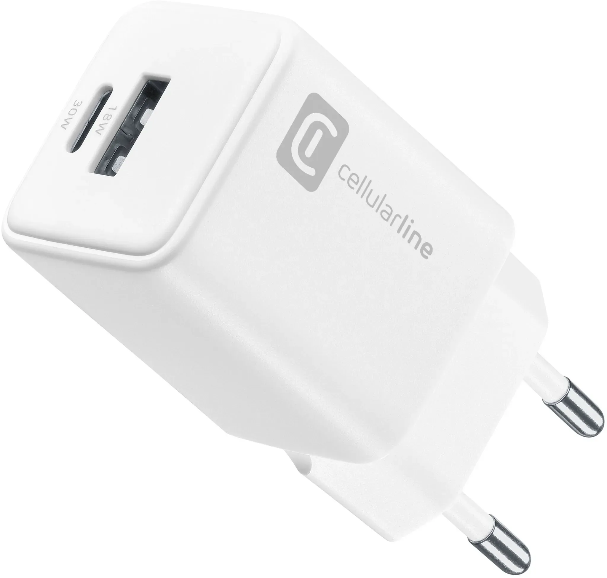 Multipower Dual Port 30W - Smartphone, tablet e laptop 30W Netzladegerät mit 2 USB-Anschlüssen + USB-C (Versandkostenfrei)