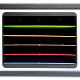 Exacompta 305798D 1x Desktopsorter quer mit 5 Fächern Iderama, harlekin - Regenbogen