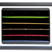 Exacompta 305798D 1x Desktopsorter quer mit 5 Fächern Iderama, harlekin - Regenbogen