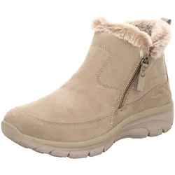 Skechers Damen Schnürstiefel Relaxed Fit Easy Going Cool Zi in taupe