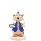 Schweda Räuchermann Hamster 13 cm mehrfarbig