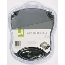 Q-Connect KF20084 Mousepad mit Gelauflage grau/klar