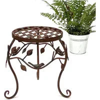 DanDiBo Ambiente Blumenhocker 25 x 25 x 25 cm Braun