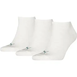 Sneakersocken PUMA "PUMA UNISEX SNEAKER PLAIN", Herren, Gr. 47-49, beige (oatmeal), Baumwollmischung, Socken Sneakersocken, mit kleinem Logo