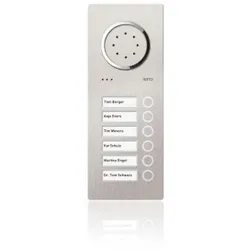 Ritto 1810620 Acero Edelstahl-Türstation Audio, 6 WE, Audio, Edelstahl