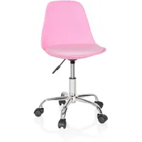 HJH Office Fancy II Kunstleder Pink moderner Drehstuhl höhenverstellbar