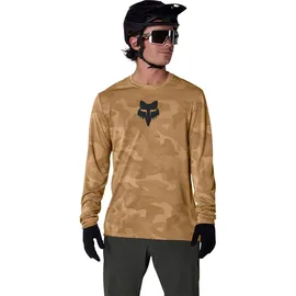 Fox Herren Ranger Tru Dri LS Trikot (Größe L, braun)