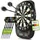 Juskys Elektronische Dartscheibe Kunststoff inkl. 18 Darts