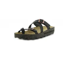 Asportuguesas Capri P018331 Damen Pantoletten, Pantoletten Kunstleder - Schwarz - 39