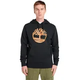 Timberland Core Tree Logo Brushback Kapuzenpullover Black / Wheat Boot S
